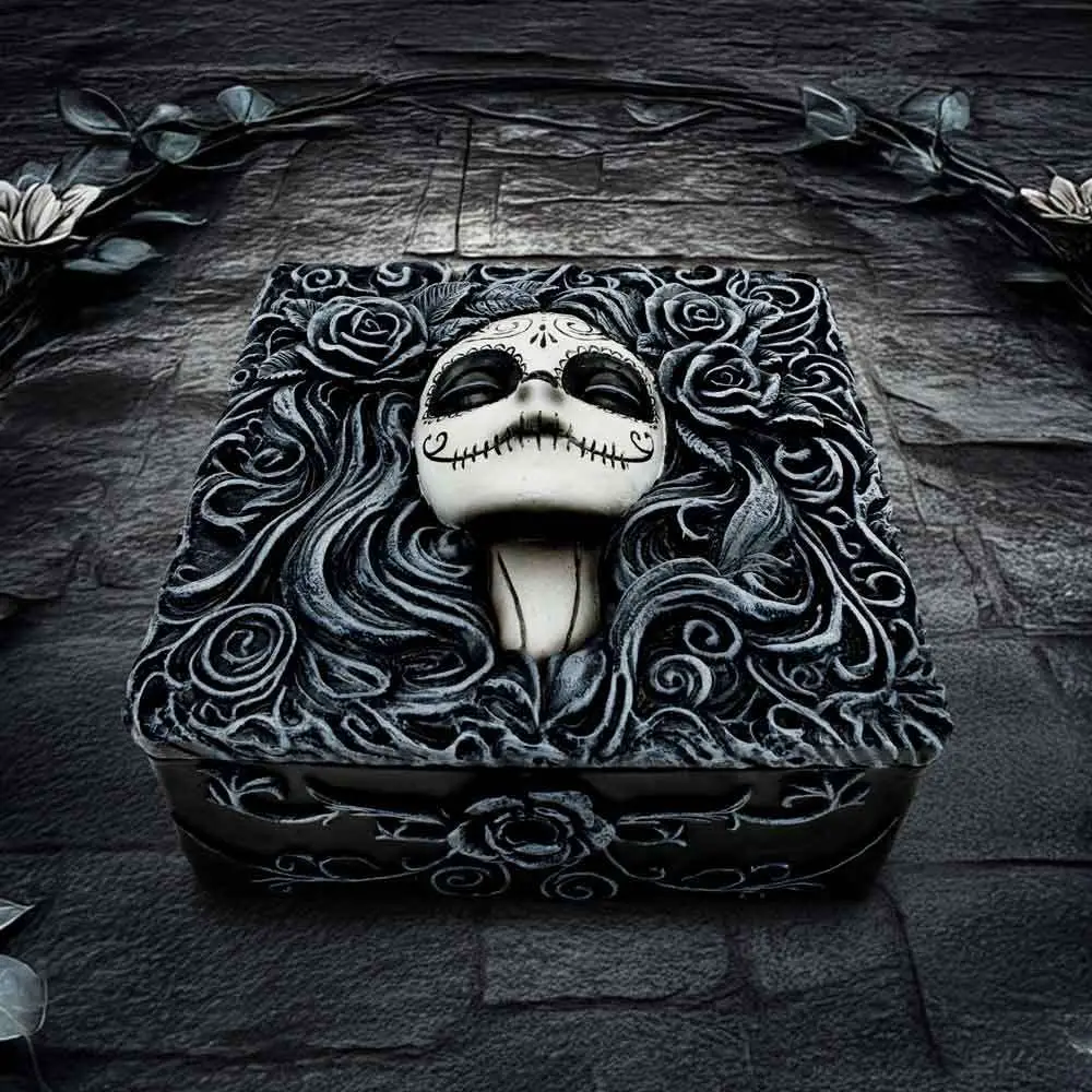Flor de Muerte Trinket Box - Figurine